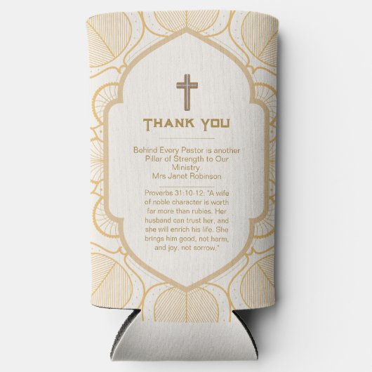 ✝️ Pastor's vrouw vrouwen Waardering Gift Dank u (Voorkant)