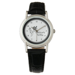 Pastors Wife Black Elegance Horloge