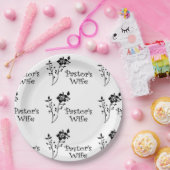 Pastors Wife Elegance Papieren Bordje (Feest)