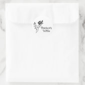 Pastors Wife Elegance Ronde Sticker (Tas)