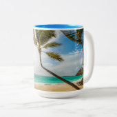 Pastors Work Friendship Tropical Beach Scene Mok (Voorkant rechts)