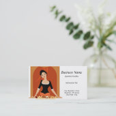 Pastries Lady Visitekaartje (Staand voorkant)