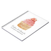 Pastry Chef Bakery Cupcake Notitieboek (Linkerzijde)