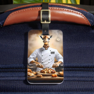 Pastry Chef Giraffe: nieuwe hoogten bereiken, Bagagelabel