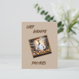 Pastry Chef Giraffe: nieuwe hoogten bereiken, Briefkaart
