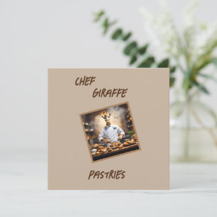 Pastry Chef Giraffe: nieuwe hoogten bereiken, Feestdagenkaart