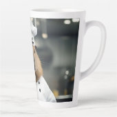 Pastry Prowess: de culinaire capibara Latte Mok (Rechts)