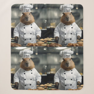 Pastry Prowess: de culinaire capibara Sherpa Deken