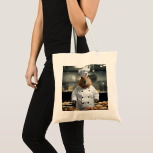 Pastry Vaardigheid: De Culinaire Capybara Tote Bag