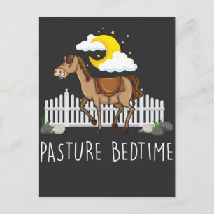 Pasture Bedtime Kinder Good Night Horse Boerderij  Briefkaart