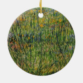 Pasture in Bloom door Vincent van Gogh Keramisch Ornament (Achterkant)