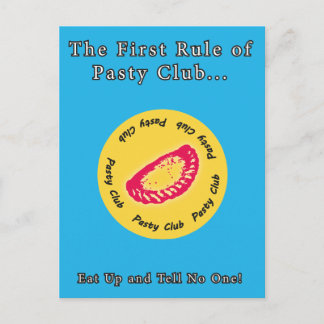 Pasty Club, iedereen houdt van een pastei. Briefkaart