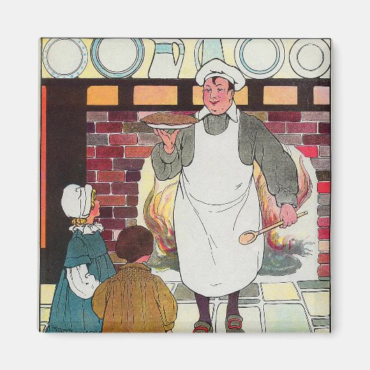 Pat-a-cake, pat-a-cake, man van Baker Magneet (Voorkant)