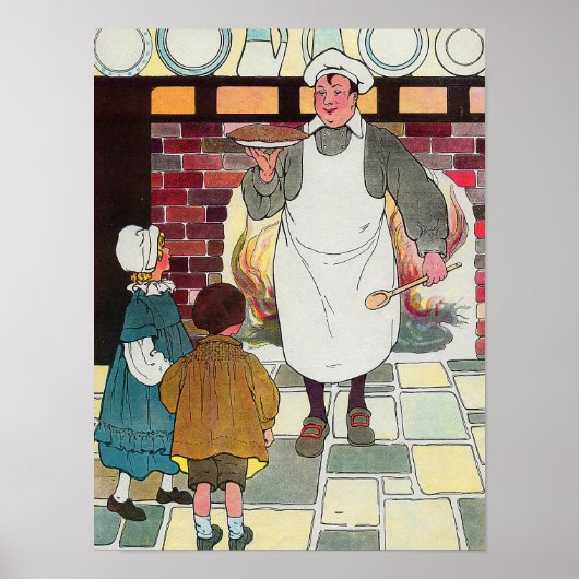 Pat-a-cake, pat-a-cake, man van Baker Poster (Voorkant)