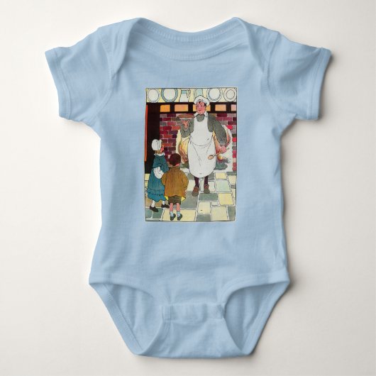 Pat-a-cake, pat-a-cake, man van Baker Romper (Voorkant)