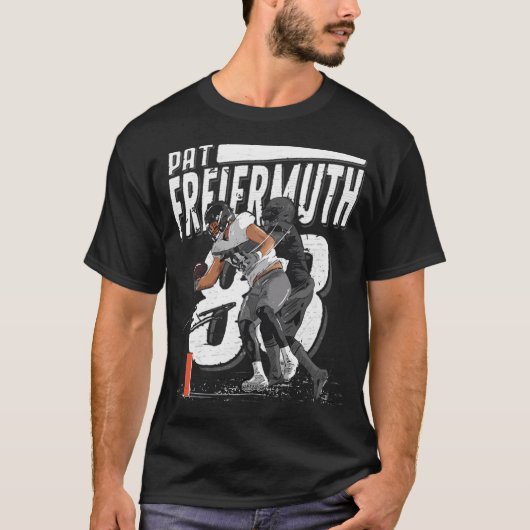 Pat Freiermuth Pittsburgh Touchdown T-shirt (Voorkant)