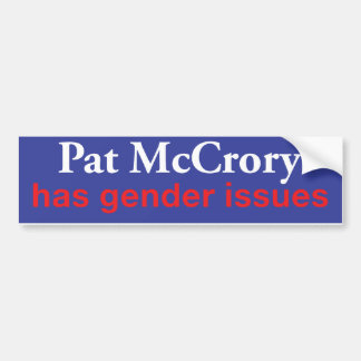 Pat McCrory Heeft Geslachtsproblemen Bumpersticker