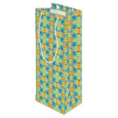 Pat Mosaic Gift Bag Wijn Cadeautas (Achterkant Gekanteld)