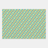 Pat Mosaic Gift Wrapping Sheet Set Inpakpapier Vel (Voorkant 3)