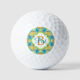 Pat Mosaic Golf Balls Golfballen