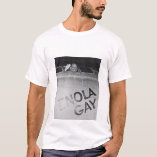 Pat on the Enola Gay T-shirt