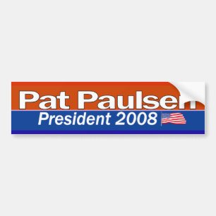 Pat Paulsen President Bumpersticker