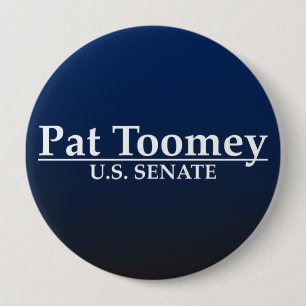 Pat Toomey US Senate Ronde Button 4,0 Cm