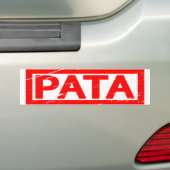 Pata Stamp Bumpersticker (Op auto)