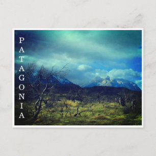 patagonia dusk landschappen briefkaart