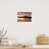 Patagonia Lake Sunset 1 Poster (Keuken)