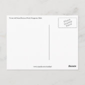 patagonia waterval briefkaart (Achterkant)