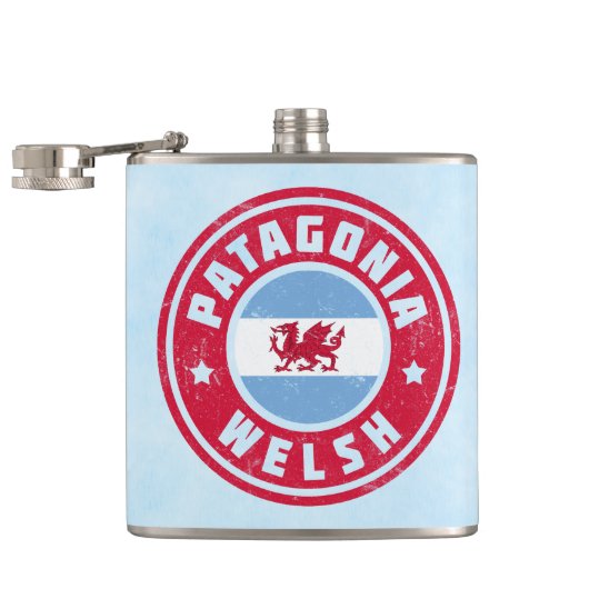 Patagonia Welsh Flag Hipflask Heupfles (Geopend)