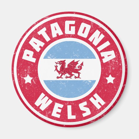 Patagonia Welsh Flag Magneet (Voorkant)