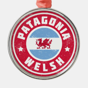 Patagonia Welsh Flag Metalen Ornament