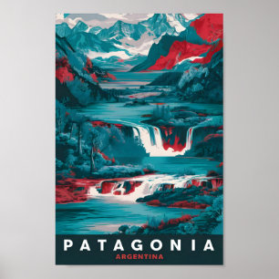Patagonië Argentinië Beroemde Reisplaats Poster