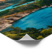 Patagonië Argentinië Beroemde Reisplaats Poster (Hoek)