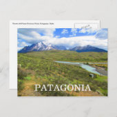 patagonische pampas briefkaart (Voorkant / Achterkant)