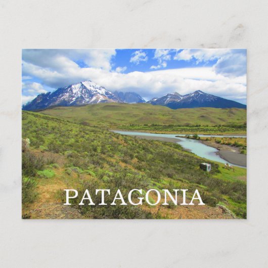 patagonische pampas briefkaart (Voorkant)