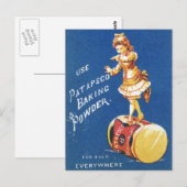 Patapsco Baking Powder vintage advertentie Briefkaart (Voorkant / Achterkant)