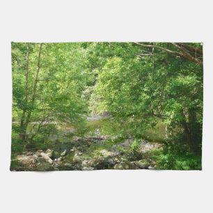 Patapsco River View Maryland Natuurfotografie Theedoek