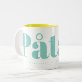 Påtår Mug à café à deux tons (Devant gauche)