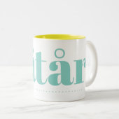 Påtår Mug à café à deux tons (Devant droit)
