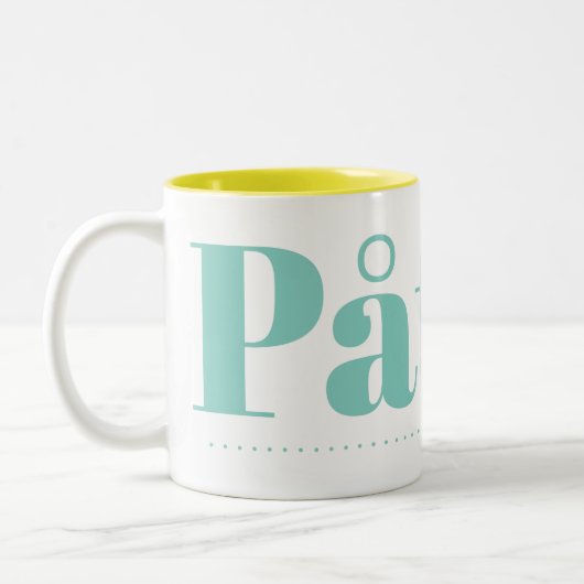 Påtår Mug à café à deux tons (Gauche)