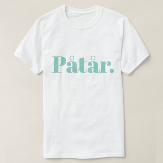 Påtår T-Shirt (Design voorkant)