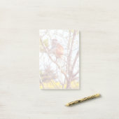 Patas is omhoog een structuur post-it® notes (Op bureau)