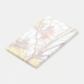 Patas is omhoog een structuur post-it® notes (Schuin)