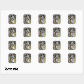 Patas Monkey Ronde Sticker (Vel)