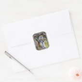 Patas Monkey Ronde Sticker (Envelop)