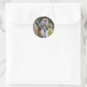 Patas Monkey Ronde Sticker (Tas)