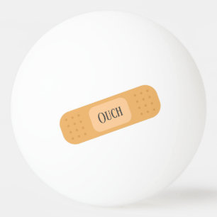 Patch bandaid gips ouch grappig tafeltennis pingpongballen